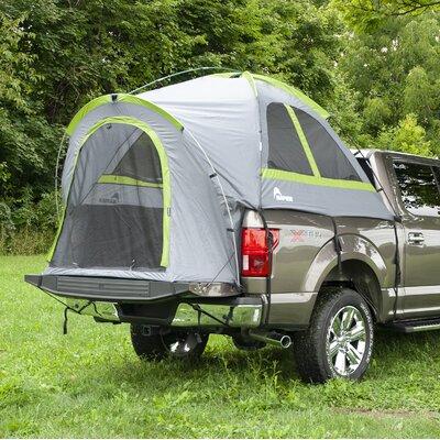 Napier Outdoors Backroadz Truck Compact Regular Bed 2 Person Tent Fiberglass in Gray/Green, Size 67.0 H x 56.0 W x 74.0 D in | Wayfair 19044