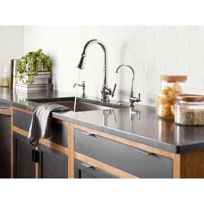 Moen Paterson One-Handle Pull Down Single Handle Kitchen Faucet w/ Power Boost in Gray | Wayfair S72003