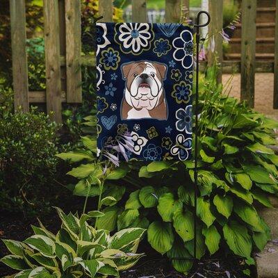 Caroline's Treasures Flowers Jack Russell Terrier 2-Sided Polyester 15 x 11.5 in. Garden Flag in Gray | 15 H x 11.5 W in | Wayfair BB5070GF