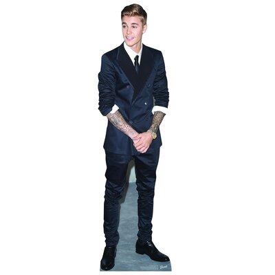 Star Cutouts Justin Bieber Suit Cardboard Standup | 69 H x 19 W x 1 D in | Wayfair SC1152