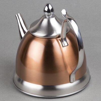 Creative Home 1 qt. Stainless Steel Stovetop Kettle Stainless Steel in Gray | 5.5 H x 8 W x 6.5 D in | Wayfair 77075