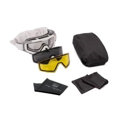Revision Snowhawk Goggle System Deluxe Kit White Frame - 4-0101-0004