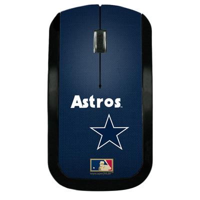 Houston Astros 1975-1981 Cooperstown Solid Design Wireless Mouse