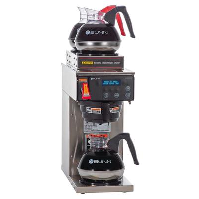 Bunn AXIOM-DV-3 Decanter Coffee Maker - SplashGard Funnel - 2 Top Warmers