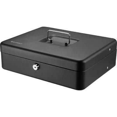 Barska Standard Register Cash Box w/ Key Lock in Black, Size 3.5 H x 12.0 W x 9.5 D in | Wayfair CB13054