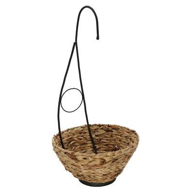 House of Silk Flowers Inc. Artificial Hibiscus Hanging Basket Fabric in Orange/Brown | 28 H x 22 W x 22 D in | Wayfair HF0651-W