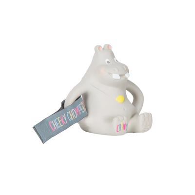 Cheeky Chompers Chewy the Hippo Teether - Gray