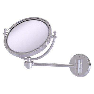 17 Stories Wall Mounted Make-Up 5X Magnification Mirror w  Dotted Detail Metal in Gray | 10 H x 14 W x 8 D in | Wayfair WM-5D 5X-SCH