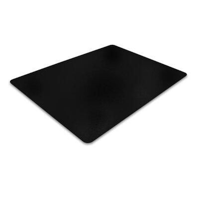 Floortex® Advantagemat Black Vinyl Chair Mat for Hard Floor in White | 29.5 W x 47 D in | Wayfair FC123047HEBV