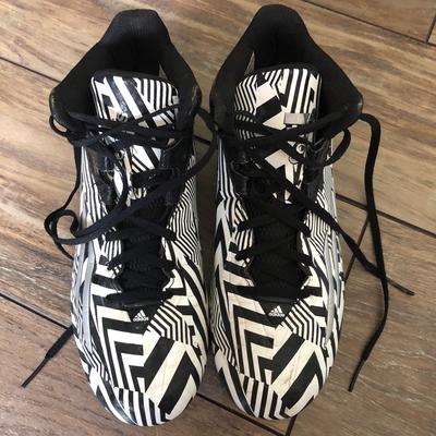Adidas Shoes | Adidas Football Cleats! Euc! | Color: Black/White | Size: 9