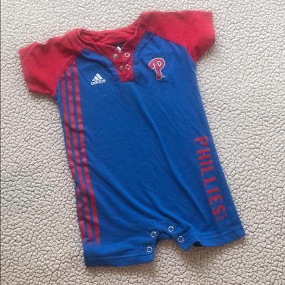 Adidas One Pieces | Adidas 18m Philadelphia Phillies Romper | Color: Blue/Red | Size: 18mb