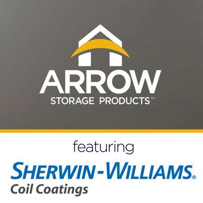 Arrow Steel Carport, 10 ft. x 20 ft. x 7 ft. Galvanized Black/Charcoal Metal in Gray | 84 H x 120 W x 240 D in | Wayfair CPHC102007