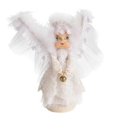 Lizette Angel Art Doll on Stand Gathered Traditions by Joe Spencer | 16.14 H x 5 W x 4 D in | Wayfair FGS73238