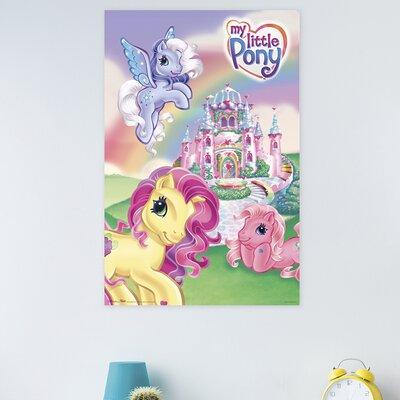 Trends International My Little Pony - Castle Paper Print in Pink | 34 H x 22.375 W x 0.125 D in | Wayfair POD8760