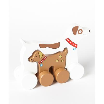 Jack Rabbit Creations Push and Pull Toys - Dogs Wooden Push Toy Set