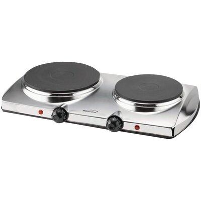 Brentwood Appliances Electric Double Hotplate | 3.7 H x 11.8 W x 19.6 D in | Wayfair TS-372