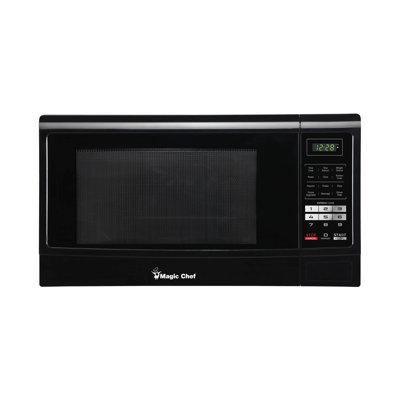 Magic Chef 21.8" 1.6 cu.ft. 1100 - Watt Countertop Microwave, Glass in Black | 12.8 H x 21.8 W x 18.9 D in | Wayfair MCM1611B