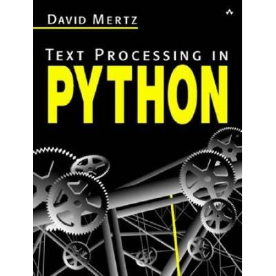 Text Processing In Python