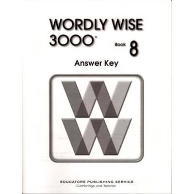 Wordly Wise 3000 Book 8 Answer Key