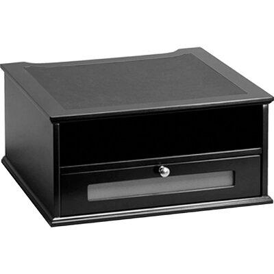 Latitude Run® Fayyaz Monitor Stand Wood in Black, Size 6.5 H x 13.0 W x 13.0 D in | Wayfair 1175-5
