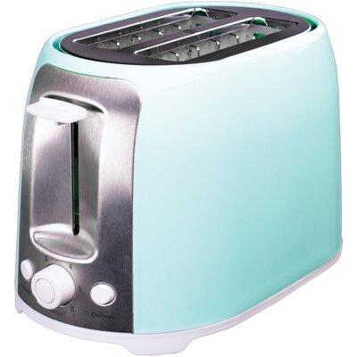 Brentwood Appliances 2-Slice Toaster in Blue/White | 7 H x 6.25 W x 10.75 D in | Wayfair BTWTS292BL