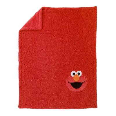 Sesame Street Elmo Soft Plush Sherpa Toddler Blanket in Red | 40 H x 30 W x 0.25 D in | Wayfair 5709478