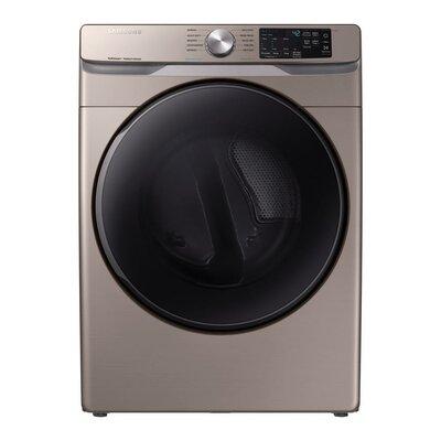 Samsung 7.5 Cu. Ft. Electric Stackable Dryer w/ Reversible Door in Gray | 38.75 H x 27 W x 31.5 D in | Wayfair DVE45R6100C/A3