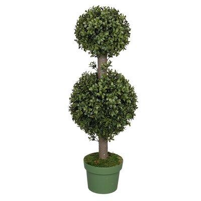 Charlton Home® Artificial Boxwood Plant in Pot Plastic | 26 H x 10 W x 10 D in | Wayfair B404303FC5EA4D1698A46C2E4A1A17F8