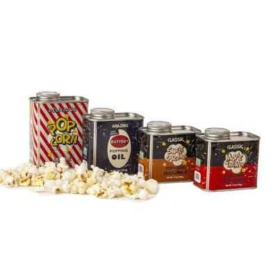 Wabash Valley Farms Metal Popcorn Tin Collection in Black | 6 H x 3.5 W x 1.5 D in | Wayfair 77704