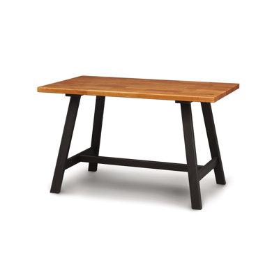 Copeland Furniture Modern Farmhouse Counter Height Farm Table Wood in Red White Brown, Size 36.0 H x 72.0 W x 36.0 D in | Wayfair 6-FAR-3672-93