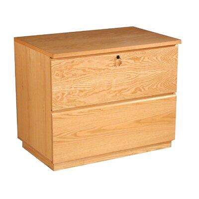 Winston Porter Balido 2-Drawer File Cabinet Wood in Brown, Size 29.5 H x 36.0 W x 24.0 D in | Wayfair 7699816
