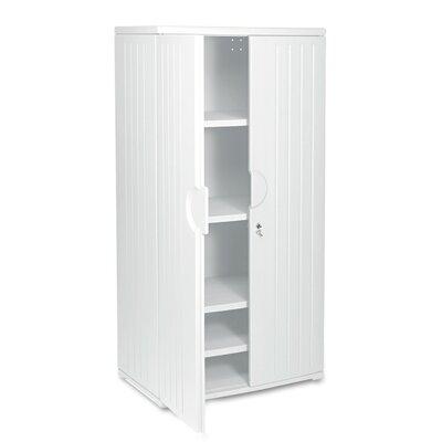 WFX Utility™ 4 - Shelf Storage Cabinet Plastic in Gray | 72 H x 36 W x 22 D in | Wayfair ICE92573