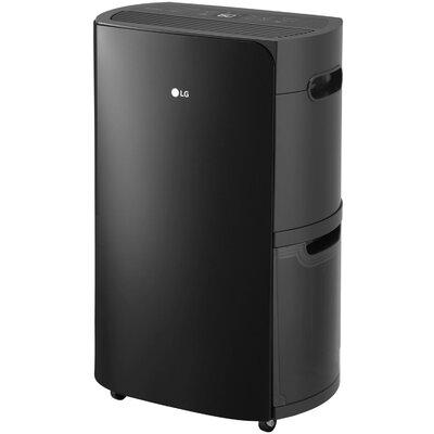 LG PuriCare 50 Pint 2000 Sq. Ft. Dehumidifier in Black | 26.2 H x 16.8 W x 12.6 D in | Wayfair UD501KOG5