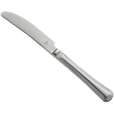 Libbey 511 5502 High Society 9 1/4" 18/0 Stainless Steel Heavy Weight Dinner Knife with Fluted Blade - 36/Case