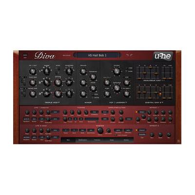 u-he Diva Software Synthesizer Plug-In Download - [Site discount] 10-12078