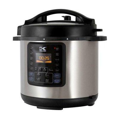 Epic International Multi Use Electric Pressure Cooker in Black/Gray, Size 17.6 H x 14.8 W x 14.8 D in | Wayfair 848052005303