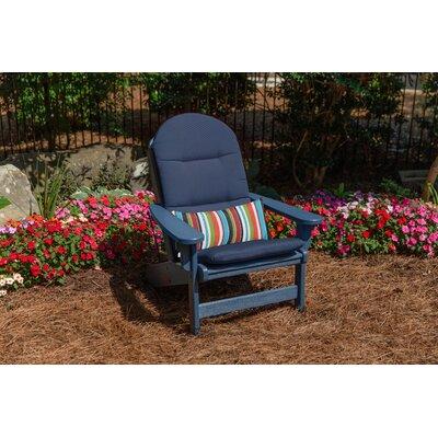 Wade Logan® Adirondack Outdoor Sunbrella Seat/Back Cushion, Polyester in Blue, Size 2.0 H x 20.5 W x 18.0 D in | Wayfair