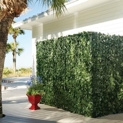 39 Faux Greenery Privacy Screen by BrylaneHome in Green Fence