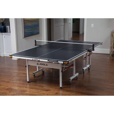 Joola USA JOOLA Rally Foldable Indoor Table Tennis Table Wood/Steel Legs in Brown/Gray, Size 30.0 H x 60.0 W x 108.0 D in | Wayfair 11161