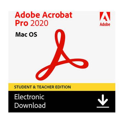 Adobe Acrobat Pro Student / Teacher Edition 2020 (Mac, Download) 65312077