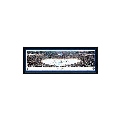 Vault W Artwork NHL 'Winnipeg Jets' - Center Ice Framed Photographic Print on Paper Paper | 15.5 H x 42 W x 0.88 D in | Wayfair NHLJET1M
