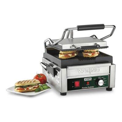 Waring Electric Grill & Panini Press Cast Iron in Gray, Size 22.0 H x 15.5 D in | Wayfair WPG150