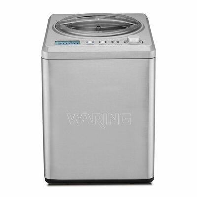 Waring 2.5-Qt. Ice Cream Maker, Stainless Steel in Black/Gray | 15.25 H x 10.5 W x 12.25 D in | Wayfair WCIC25