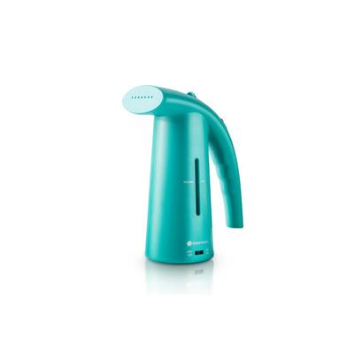 Steam and Go Performance Handheld Garment Steamer Dual Voltage Ideal For Travel-Home Use Lightweight-Powerful in Turquoise, Blue