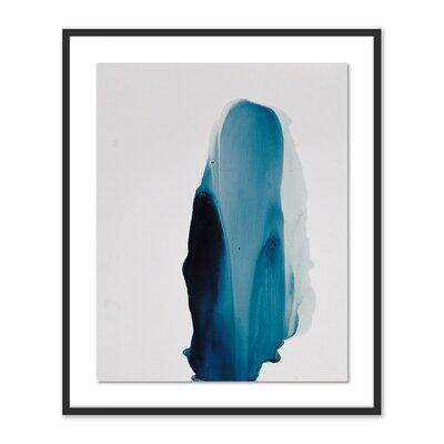 Four Hands Art Studio Blue Abyss III by Kim Whiteside - Picture Frame Painting Print Metal in Blue Green | 40 H x 33 W x 2.5 D in | Wayfair