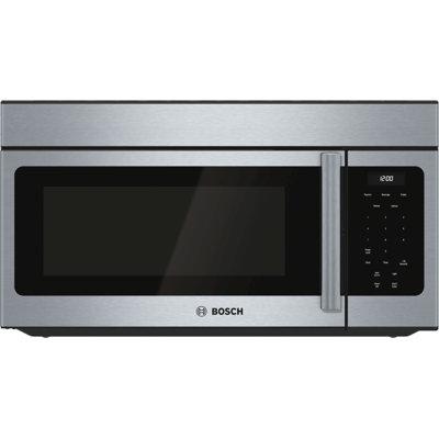 Bosch 300 Series 29.875" 1.6 cu ft. 1000 - Watt Recirculating Over-the-Range Microwave w/ Sensor Cooking in Gray | Wayfair HMV3053U