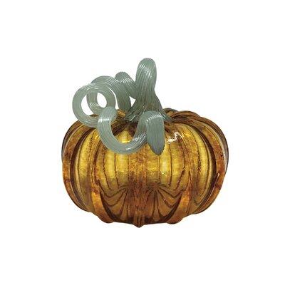 Mariposa Harvest Pumpkin Glass in Brown, Size 4.5 H x 4.5 W x 4.5 D in | Wayfair 7501A