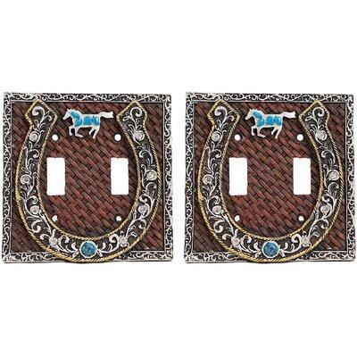 Darby Home Co Hani Novelty 1-Gang Toggle Light Switch Wall Plate in Brown | 5 H x 5 W x 0.5 D in | Wayfair E5518977A97544EA9B75B08CAA5F46D0