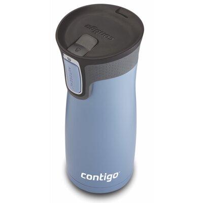 Contigo Double Wall Stainless Steel Travel Mug Stainless Steel in Gray | 9 H in | Wayfair 2063323