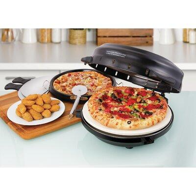 Euro Cuisine Pizza Toaster Oven in Black, Size 8.0 H x 13.0 W x 15.0 D in | Wayfair PM600